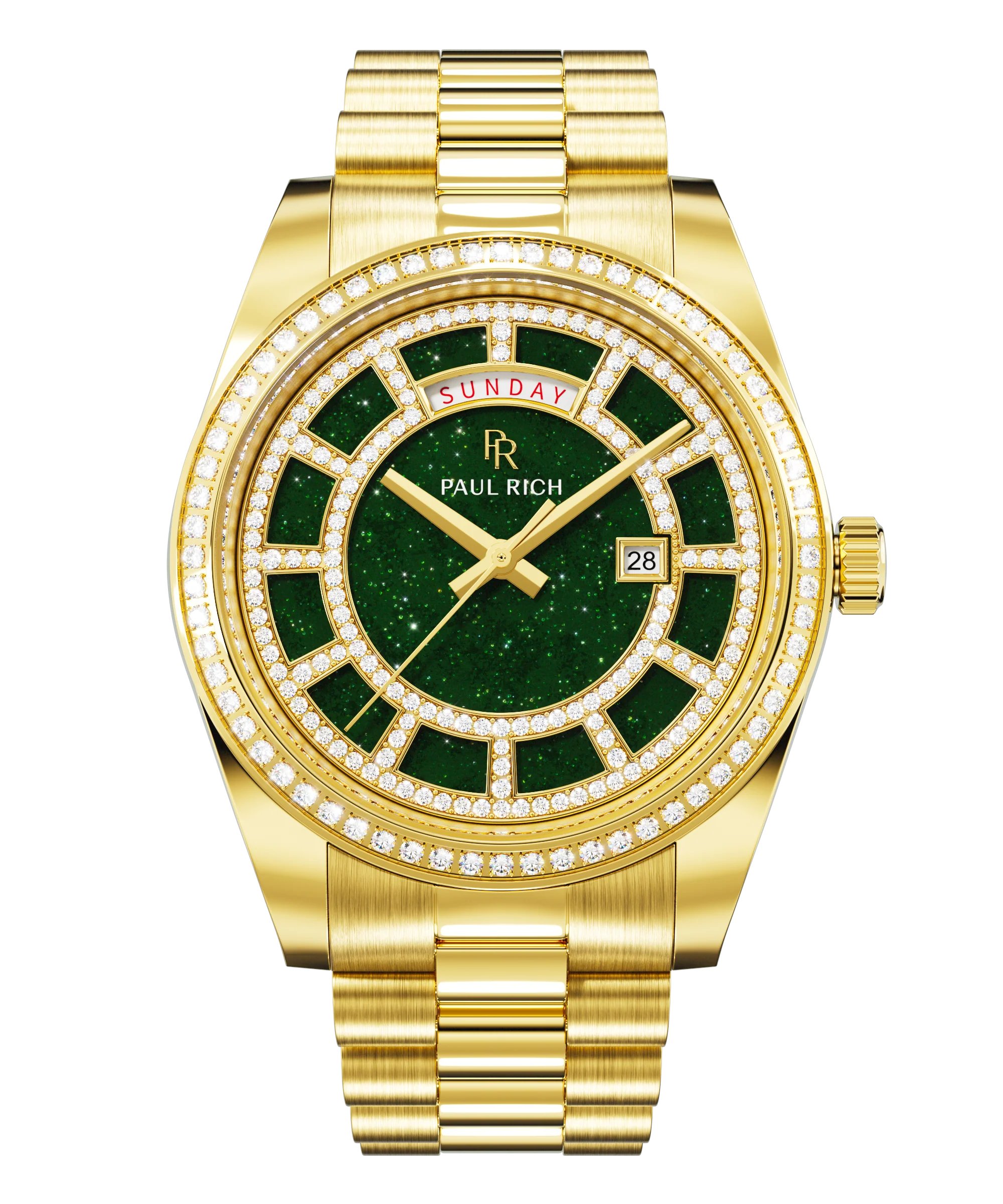 Crown Legacy Gold - Aventurine Green