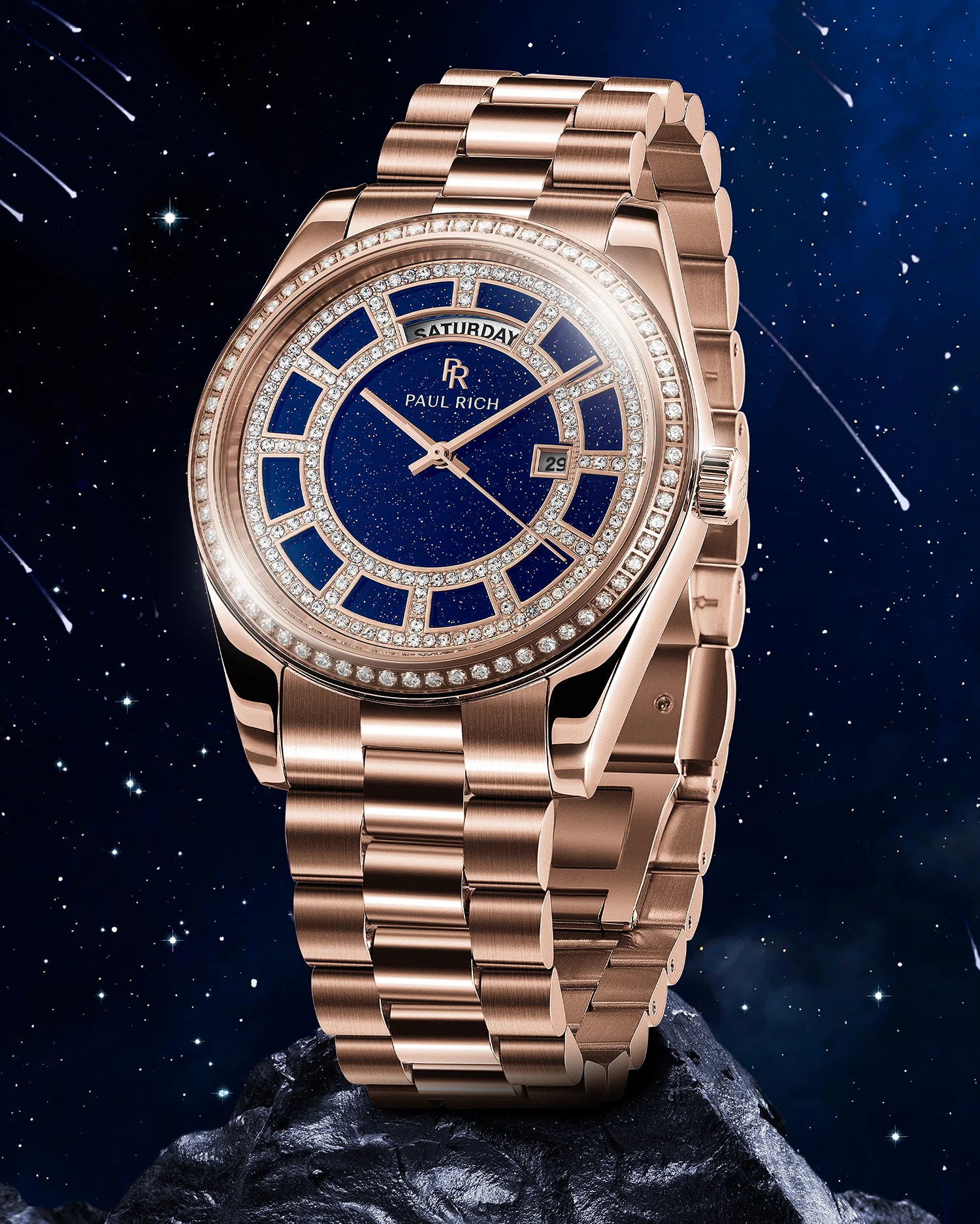 Crown Legacy Rose Gold - Aventurine Blue - Image 5