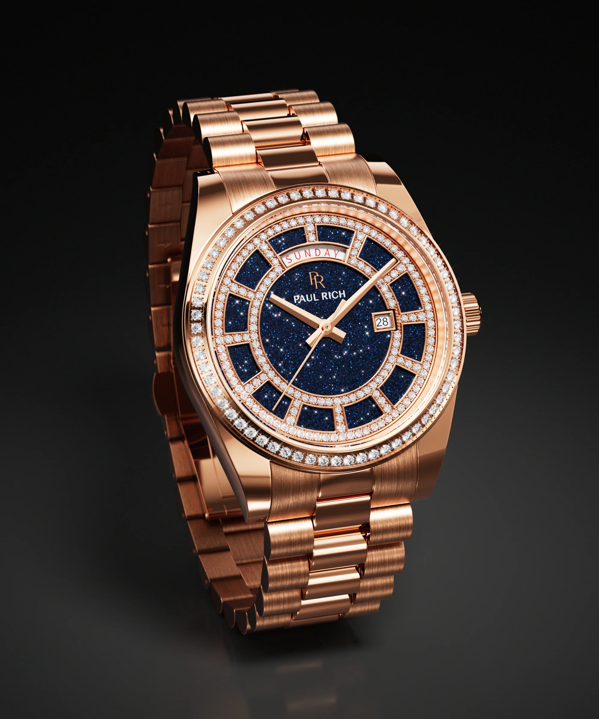 Crown Legacy Rose Gold - Aventurine Blue - Image 6