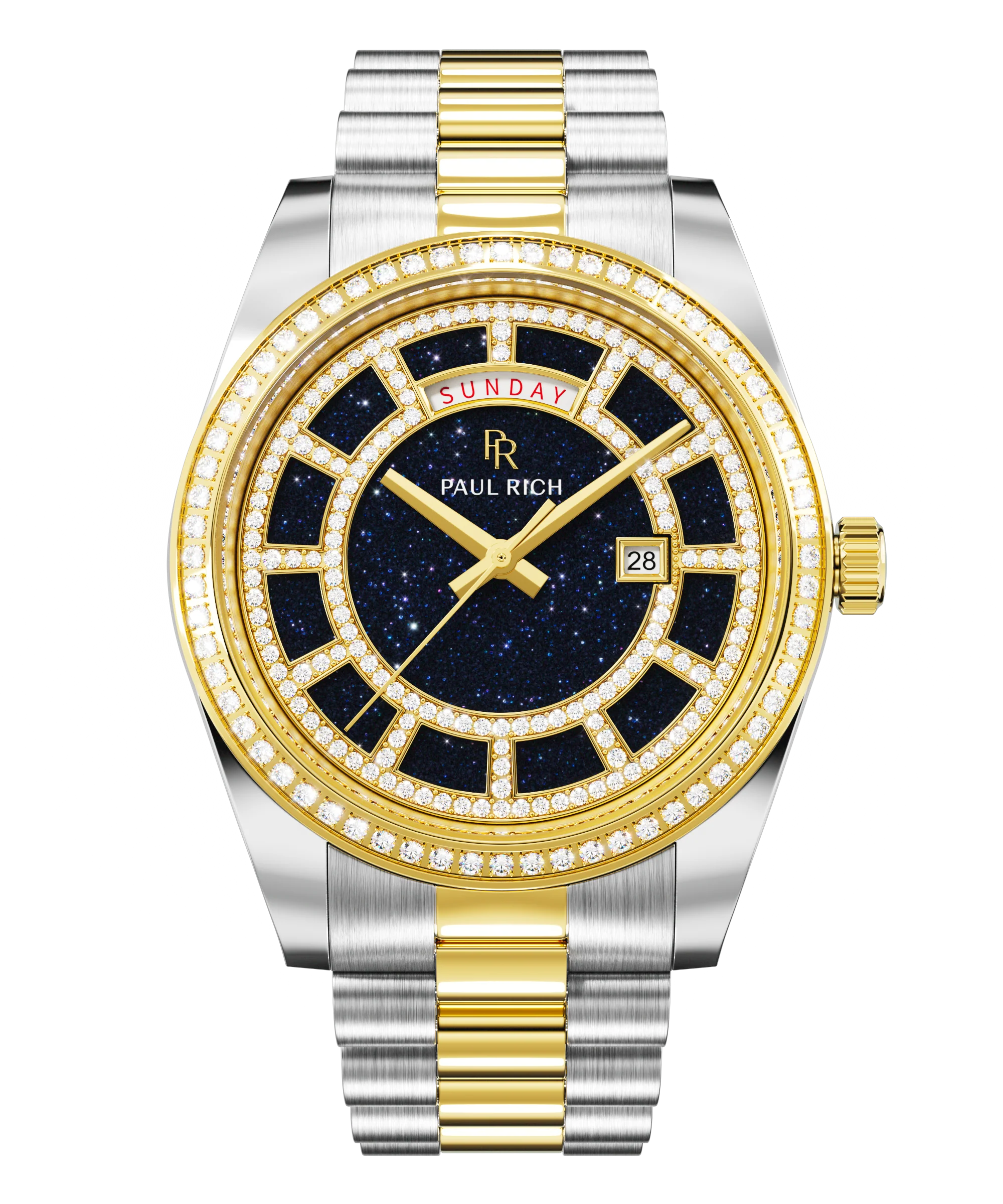 Crown Legacy Silver Gold - Aventurine Blue