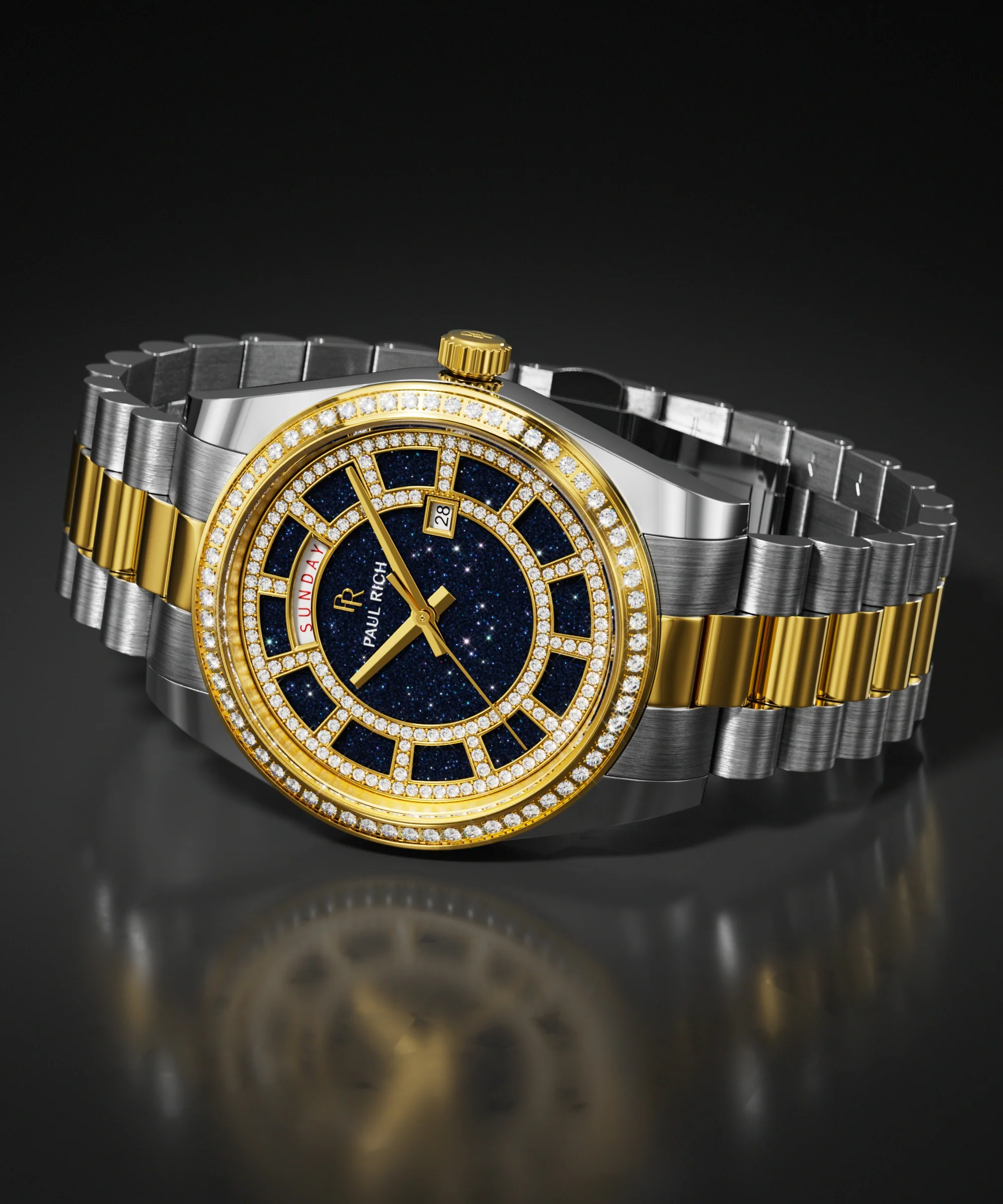 Crown Legacy Silver Gold - Aventurine Blue - Image 5