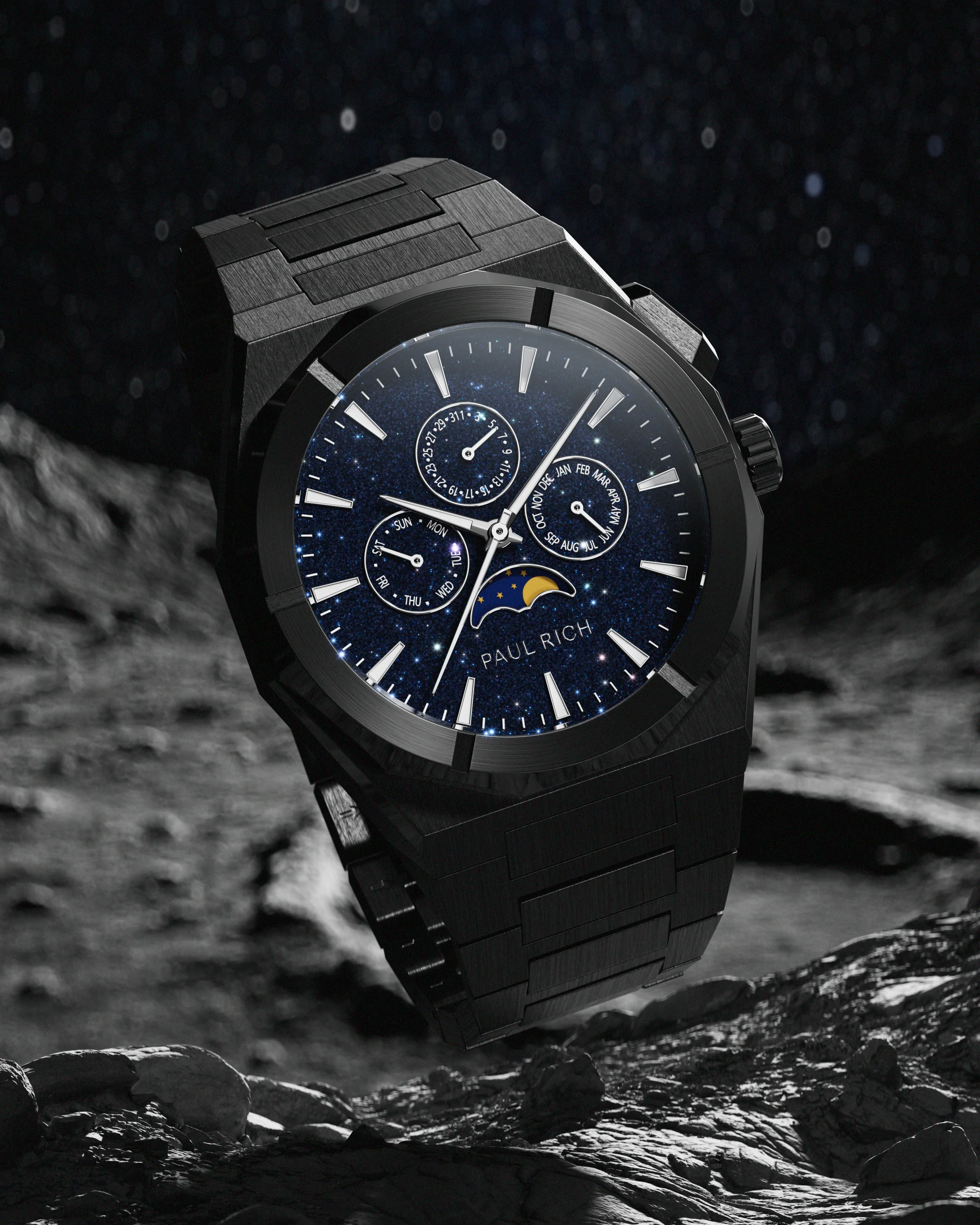 Moonphase Star Dust II Black - Image 7