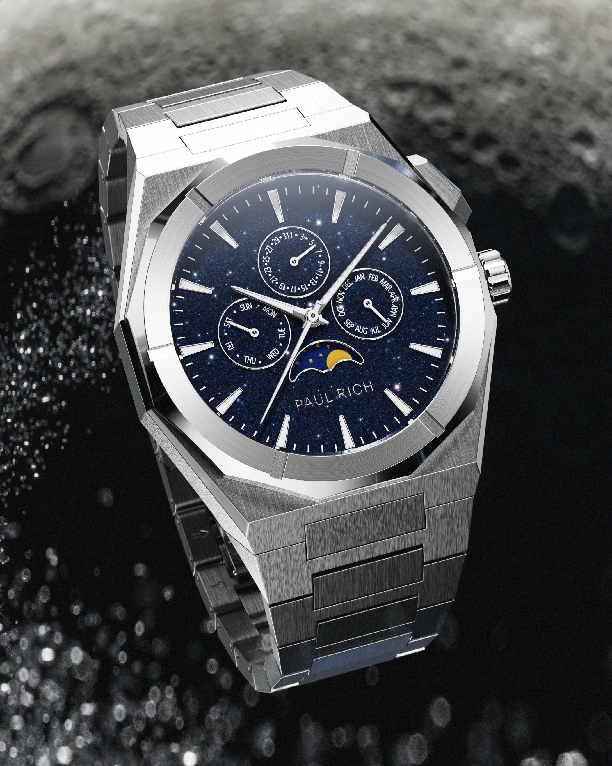 Moonphase Star Dust II Silver - Image 7